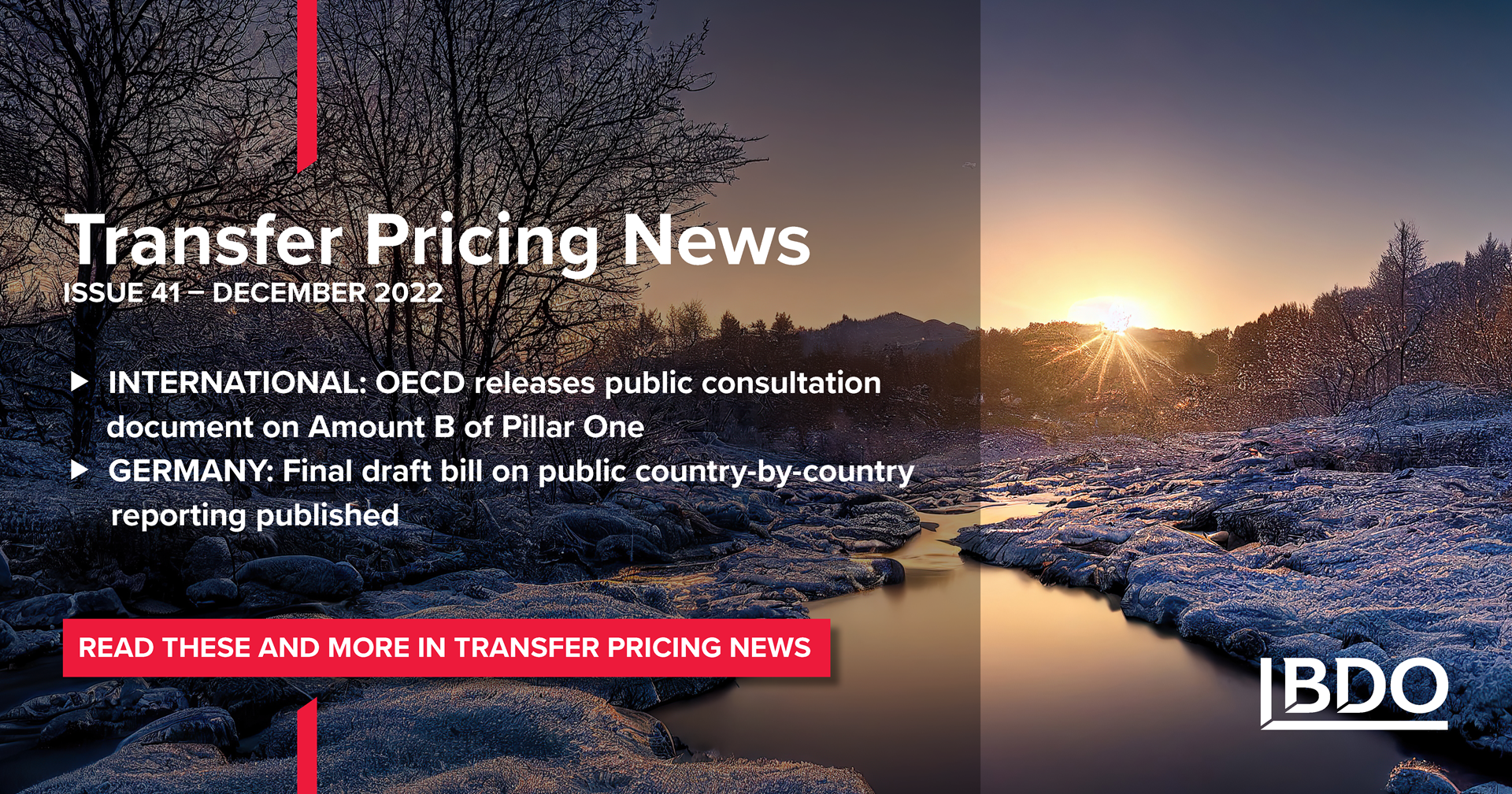Transfer Pricing News - Issue 41 - December 2022 - BDO