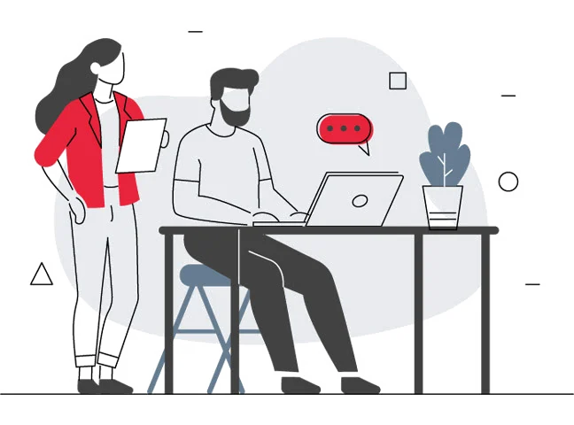 woman-and-man-working-at-desk-vector