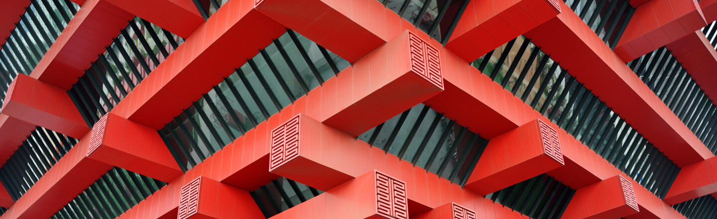 red-architectural-geometric-shapes