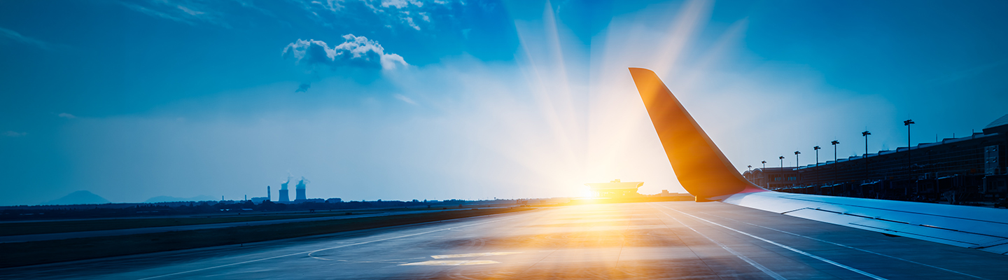view-air-plane-wing-take-off-landing