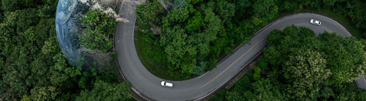 aerial-view-road-forest-with-globe-overlay-graphic-sustainability