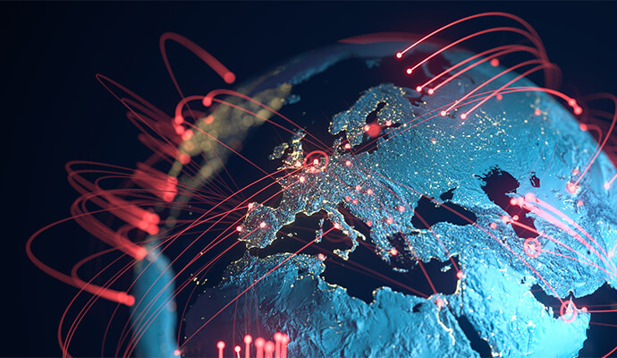 earth-from-space-with-red-connections-in-movement-digital