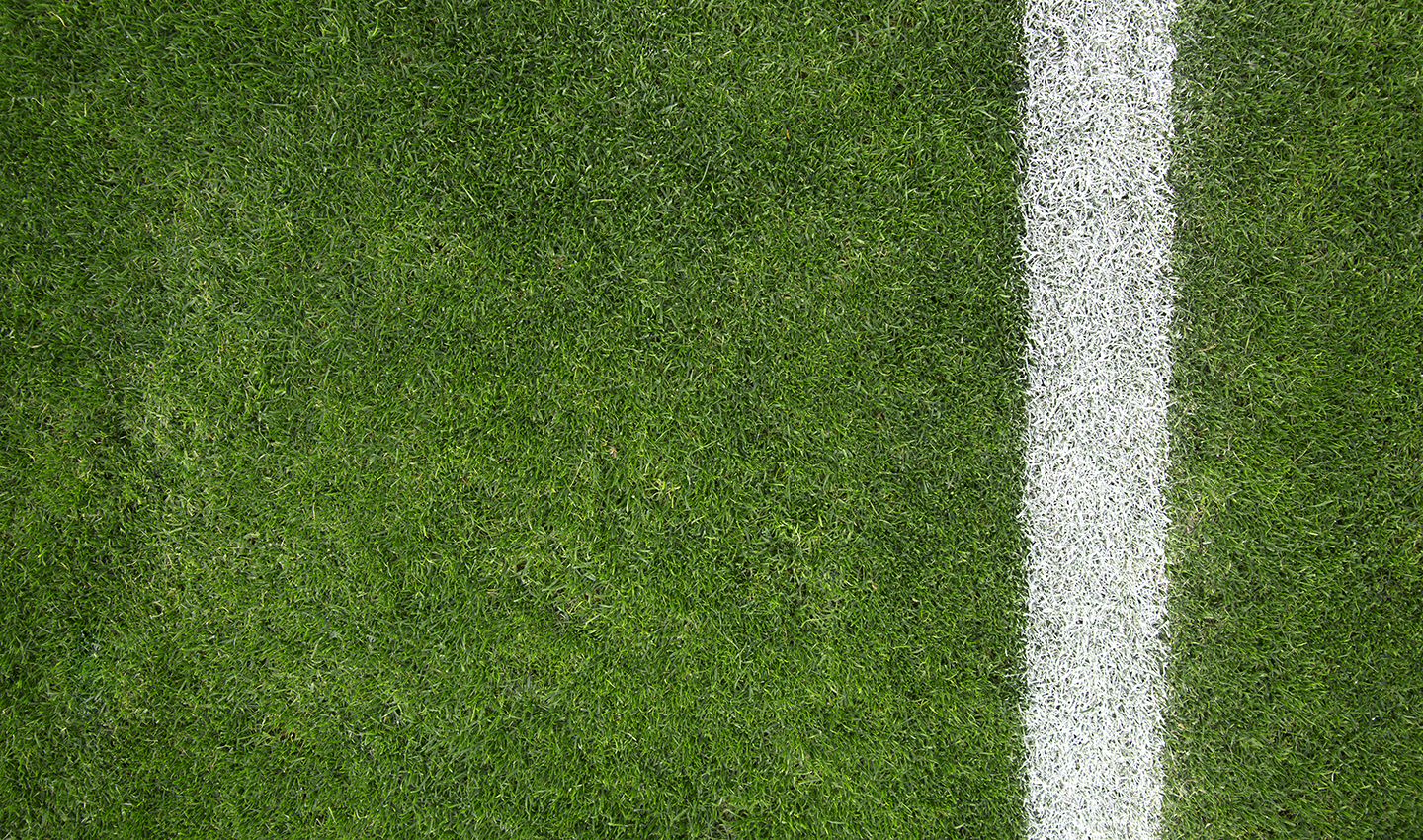 green-field-white-line
