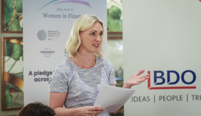 angela-fleming-giving-speech-at-Women-in-Finance-Charter-event-690-x-400