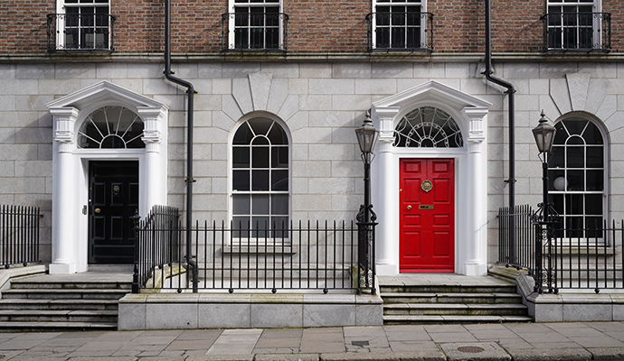 red-and-black-doors