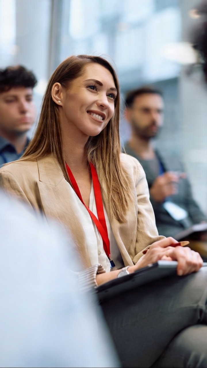 people-in-office-setting-looking-at-public-speaker-smiling
