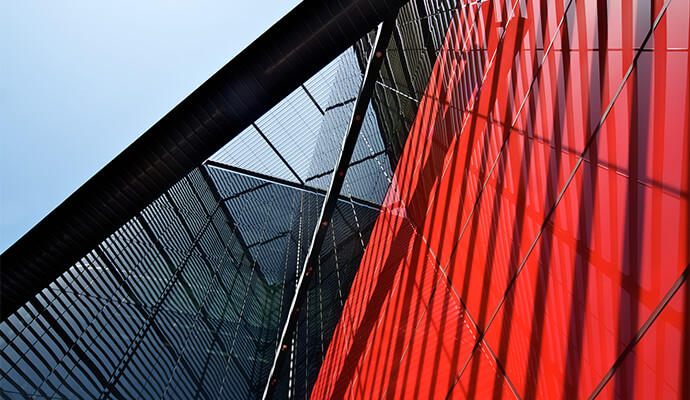 red-and-black-building-structure-upward-angle-bdo